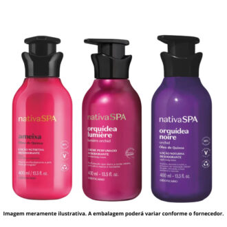 Nativa Spa Kit Corporal Hidratante – 3 Unidades de 400ml